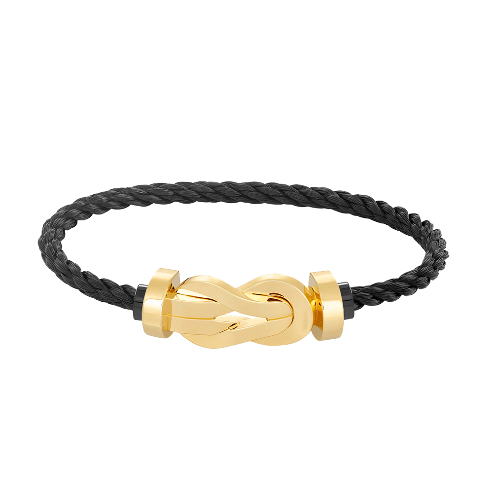 ??MIRA?¡¥CHANCE LARGE 8 FIGURE BUCKLE NO DIAMOND BRACELET GOLD
