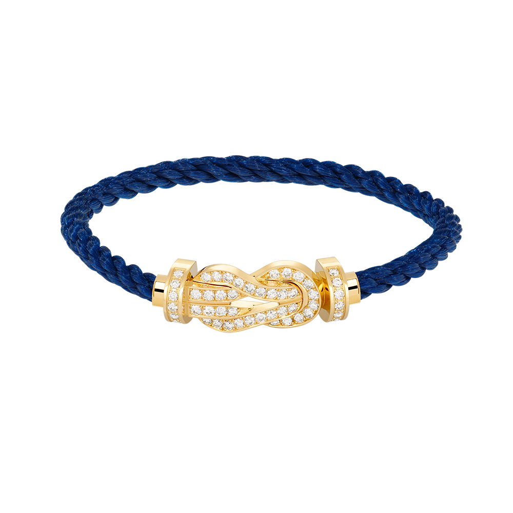 ??MIRA?¡¥CHANCE LARGE 8 FIGURE BUCKLE FULLDIAMOND BRACELET GOLD