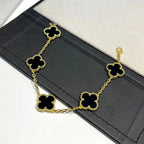 [MIRA]New CLOVER 5 MOTIF ONYXS BRACELET COLLECTION
