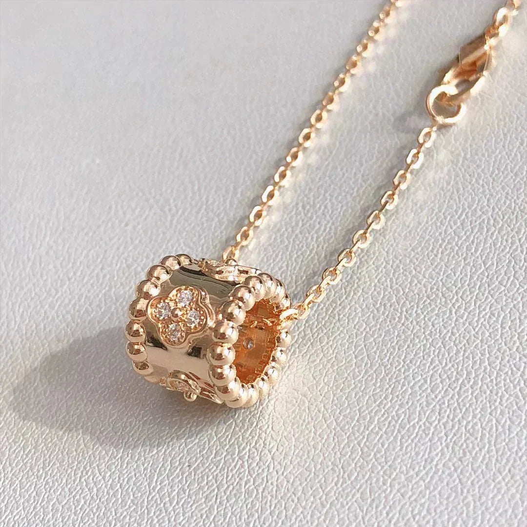 ??MIRA?¡¥PERLEE PEDANT NECKLACE GOLD / ROSE GOLD