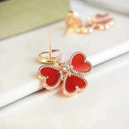??MIRA?¡¥SWEET CLOVER CARNELIAN EARRINGS