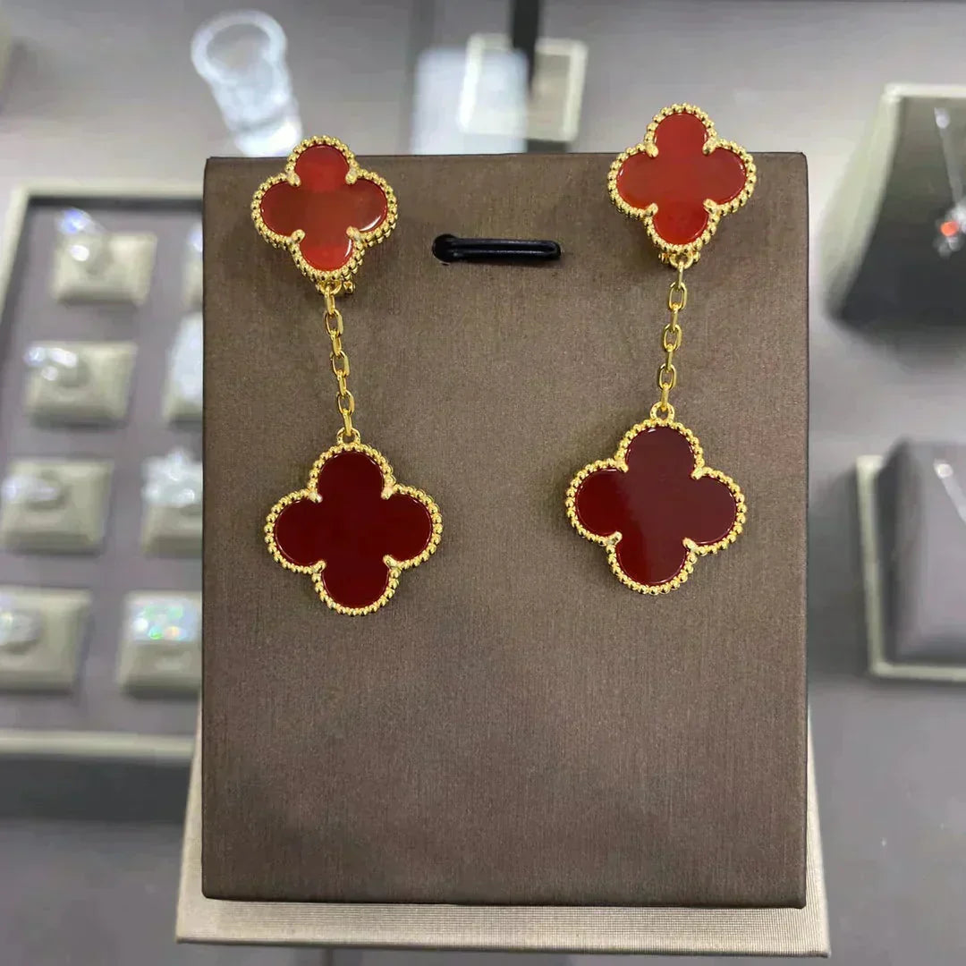 ??MIRA?¡¥CLOVER 2 MOTIFS  EARRINGS (MULTIPLE CHOICESC