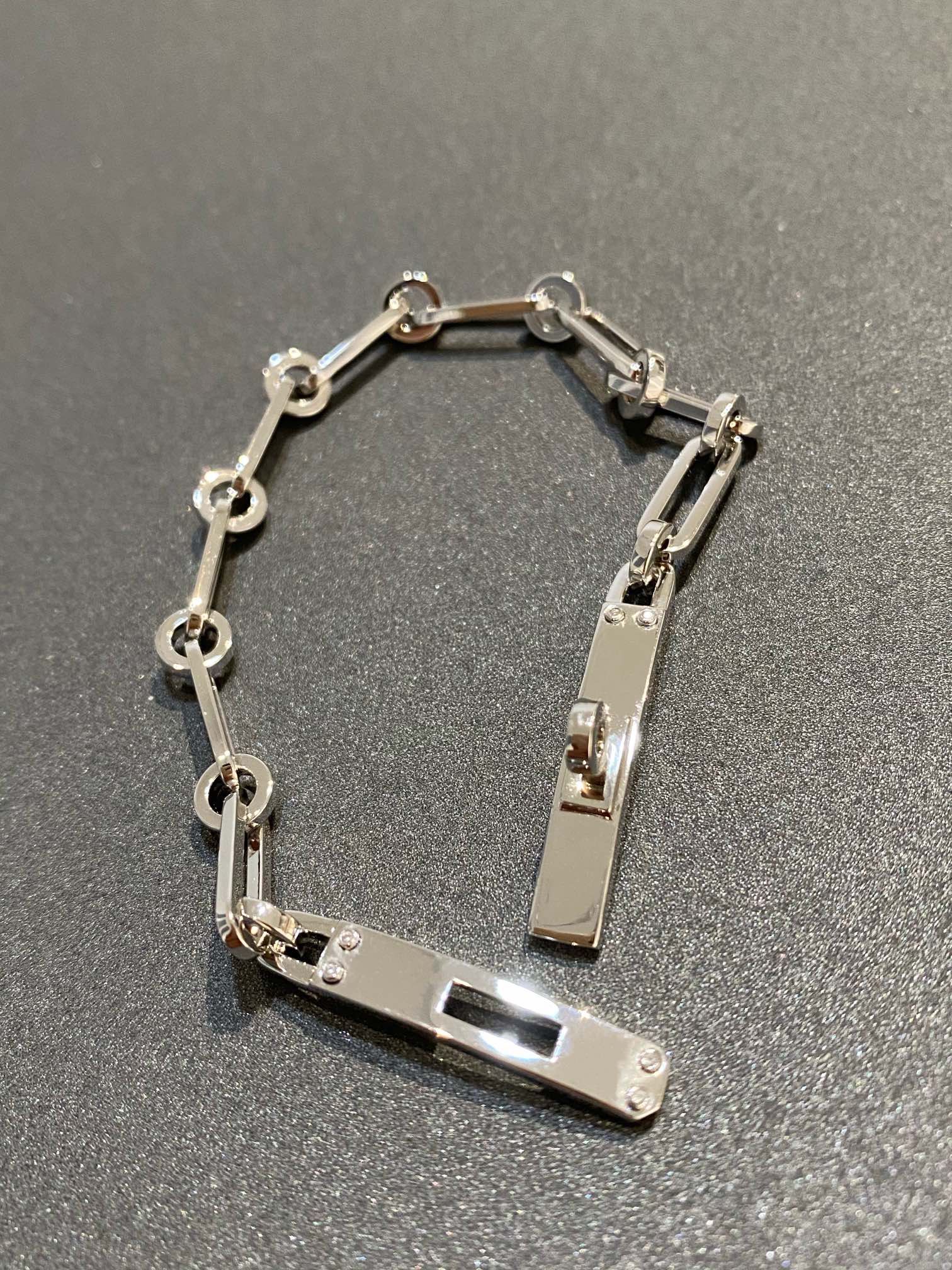 ??MIRA?¡¥CHAINE BRACELET SMALL MODEL DIAMOND