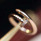 ??MIRA?¡¥JUSTE RING 2.65MM PINK GOLD DIAMOND