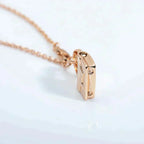 ??MIRA?¡¥AMULETTE PEDANT ROSE GOLD NECKLACE