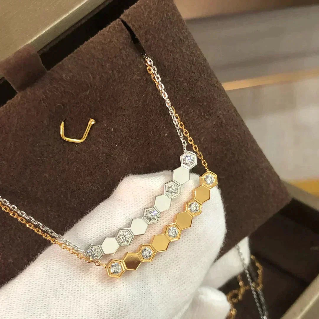 ??MIRA?¡¥BEE LOVE NECKLACE DIAMOND