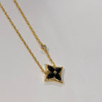 ??MIRA?¡¥STAR BLACK MOP NECKLACE