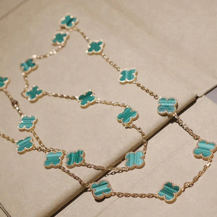 ??MIRA?¡¥CLOVER 20 MOTIFS MALACHITE GOLD