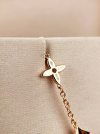 ??MIRA?¡¥STAR AND SUN 7 MOTIFS GOLD BRACELET