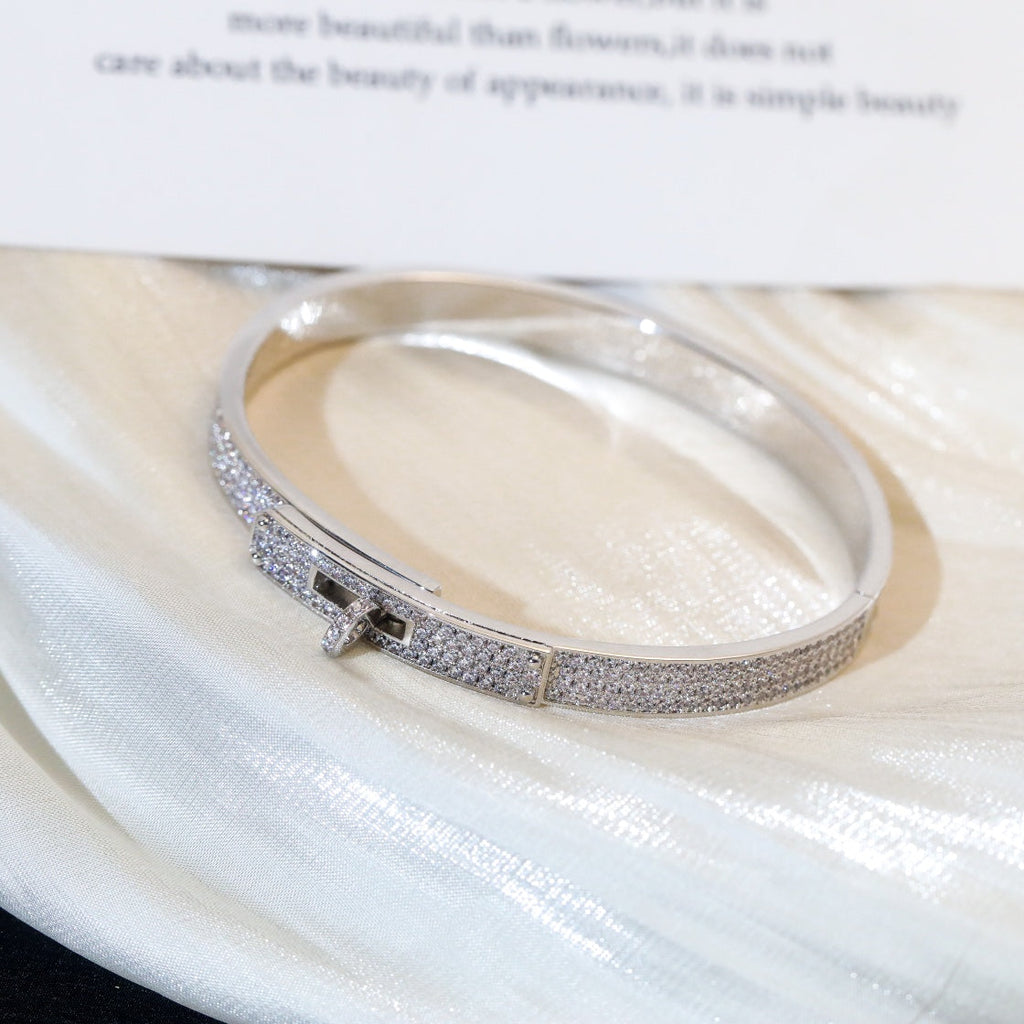 ??MIRA?¡¥KELLY BRACELET DIAMOND PAVED