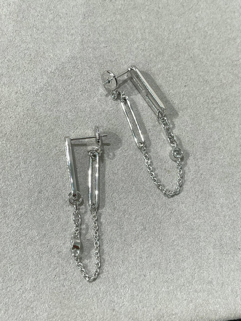 ??MIRA?¡¥CHAINE CHAOS DIAMOND DROP EARRINGS