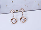 ??MIRA?¡¥STAR AND SUN PINK GOLD MOP DROP EARRINGS