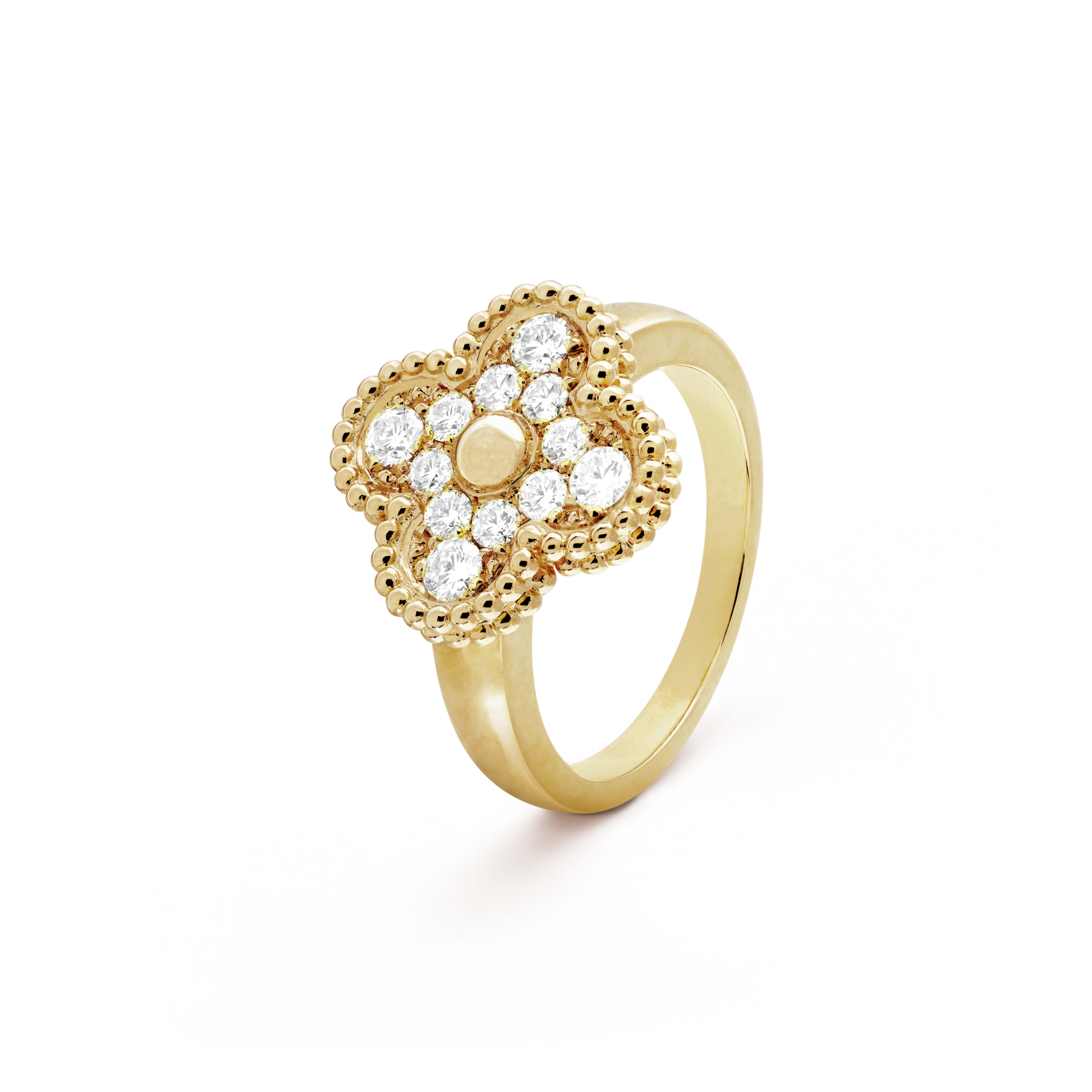 ??MIRA?¡¥CLOVER DIAMOND RING