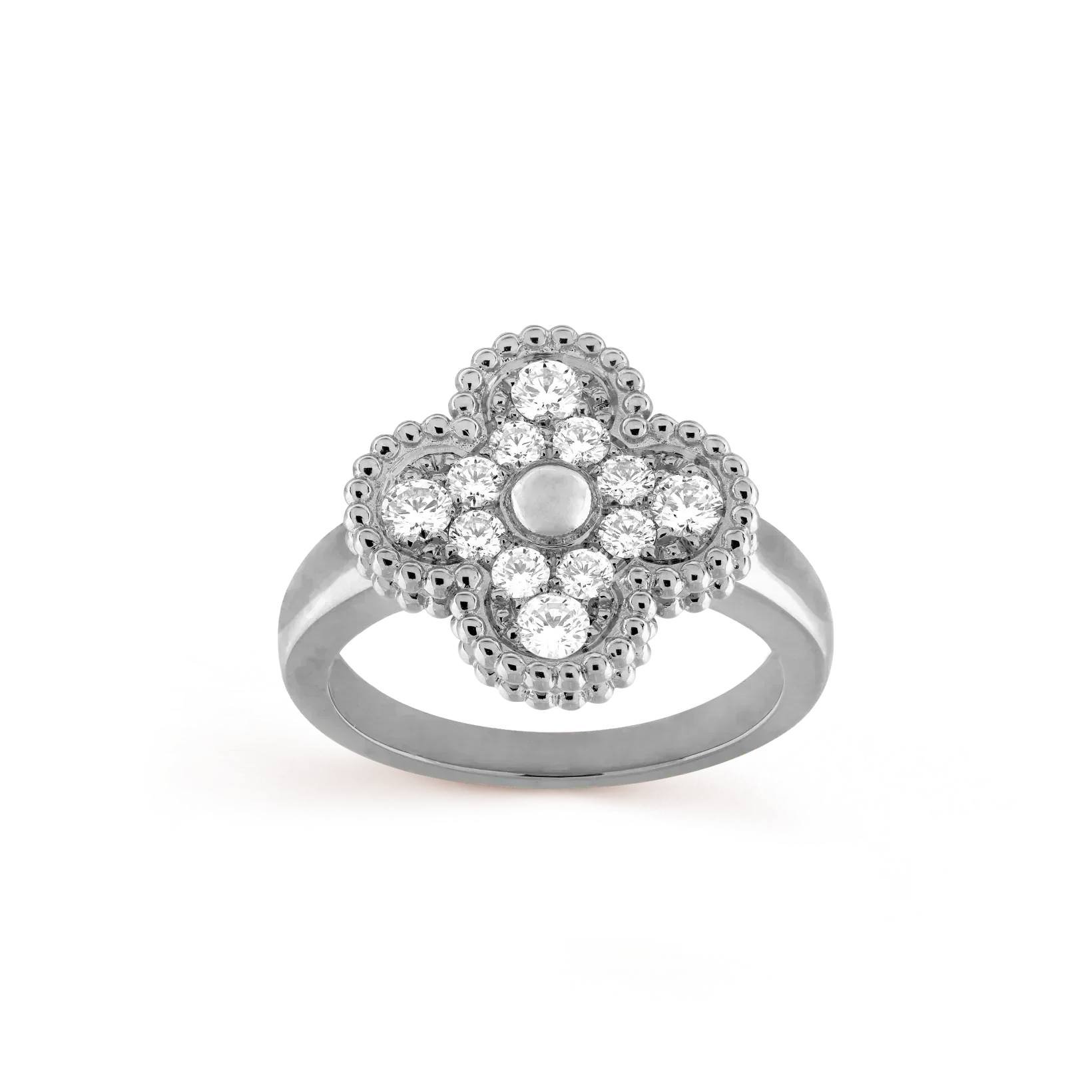 ??MIRA?¡¥CLOVER DIAMOND RING