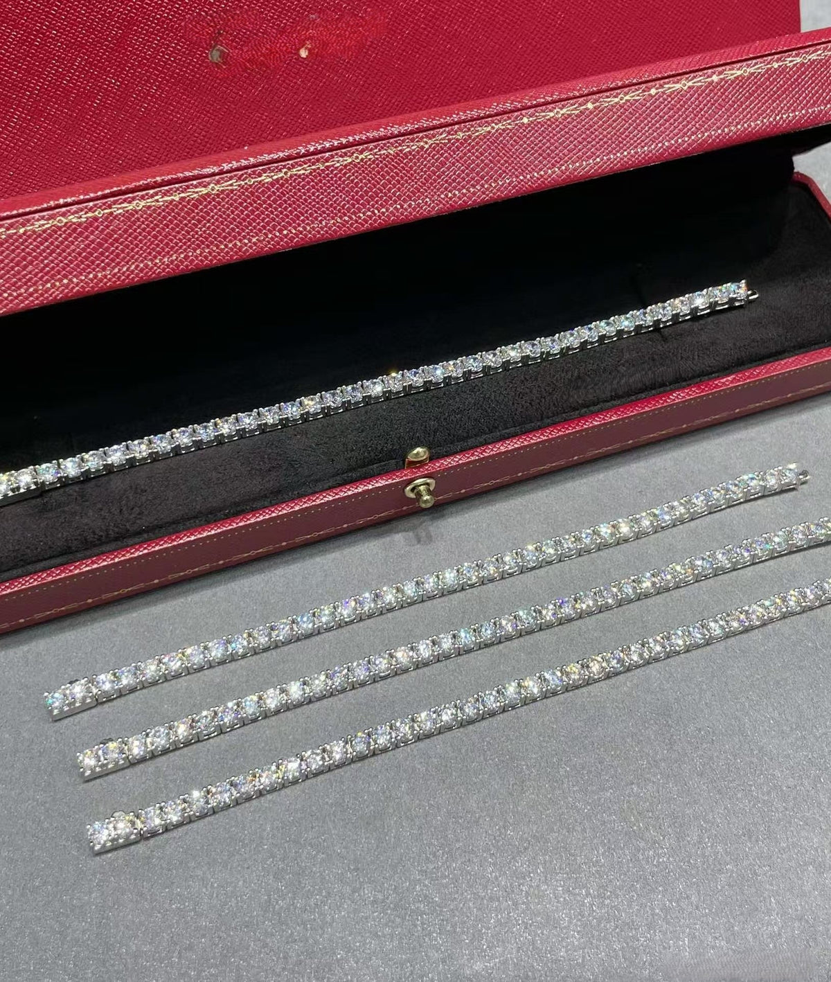 [??MIRA?¡¥]TENNIS BRACELET WITH FULL DIAMOND SETTING