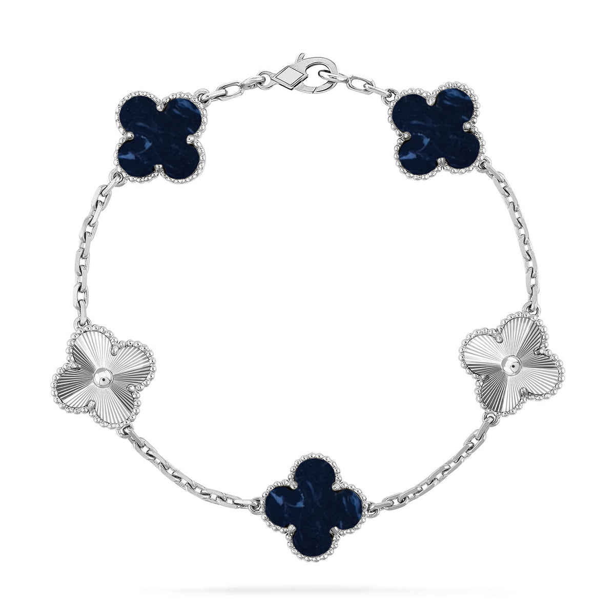 [MIRA]New CLOVER 5 MOTIF PIETERSITE BRACELET COLLECTION