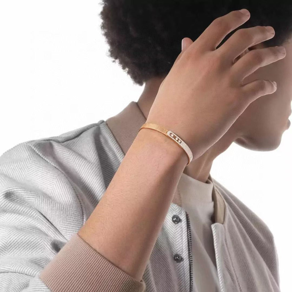 [MIRA] 2026 BRAND-NEW FROSTED BRACELET WITH DIAMONDS THREE COLORS