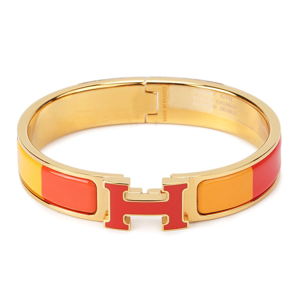 ??MIRA?¡¥H BRACELET ORANGE RAINBOW CERAMIC