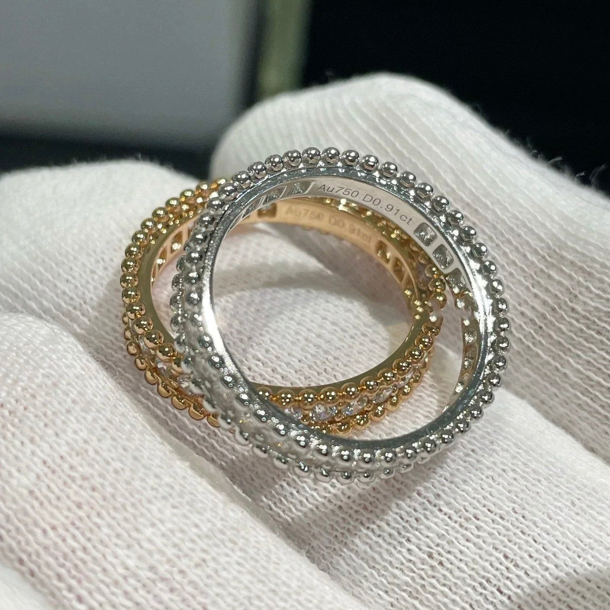 ??MIRA?¡¥PERLEE DIAMOND SILVER RING