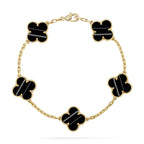 [MIRA]New  CLOVER 5 MOTIF PULSAR STONE BRACELET COLLECTION