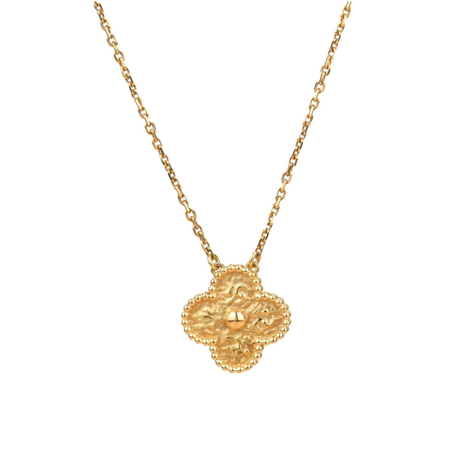 ??MIRA?¡¥CLOVER 15MM  BRONZING NECKLACE