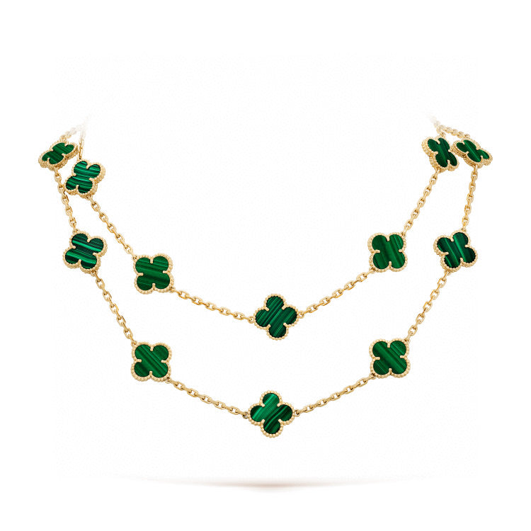 ??MIRA?¡¥CLOVER 20 MOTIFS MALACHITE GOLD