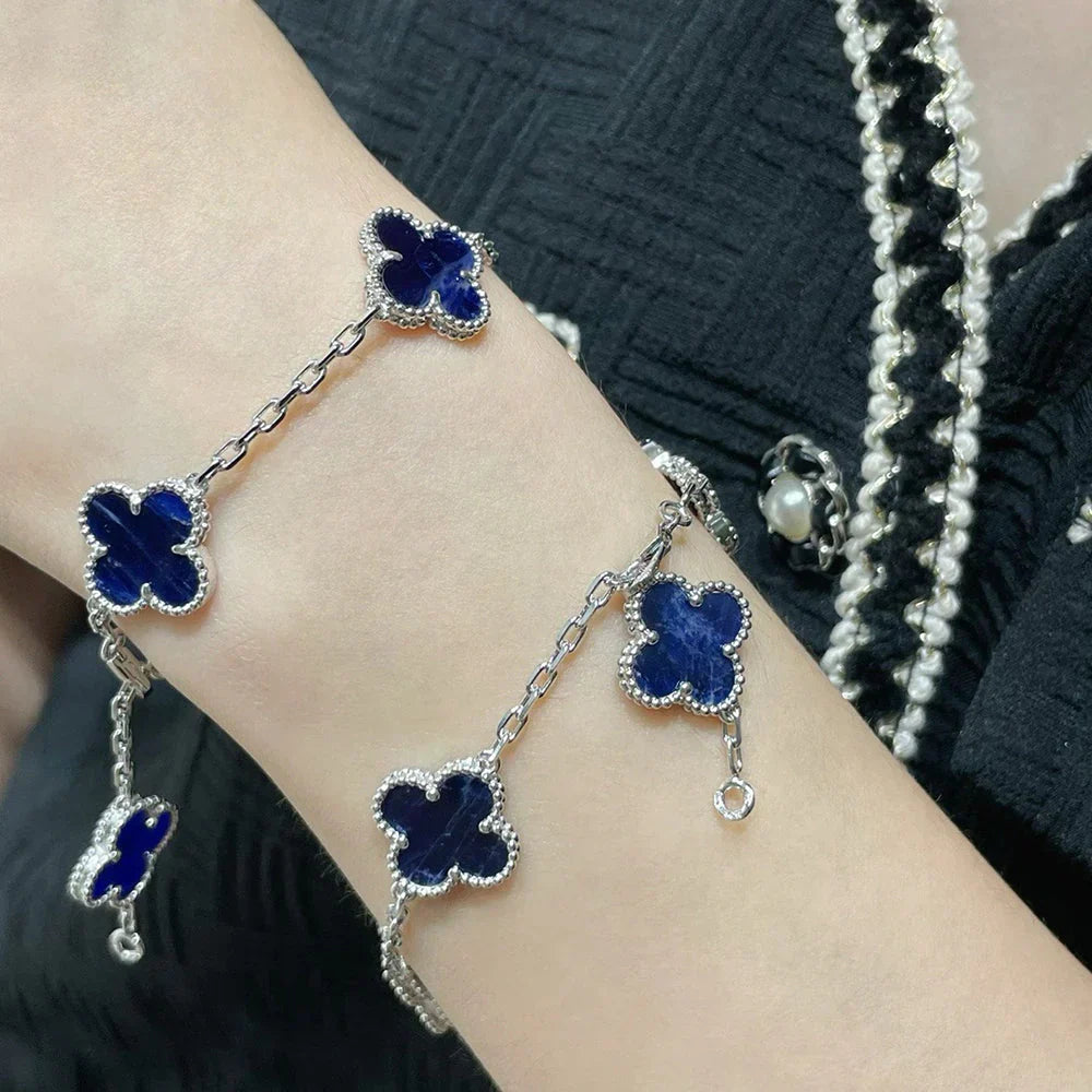 [MIRA]New CLOVER 5 MOTIF PIETERSITE BRACELET COLLECTION