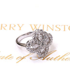 ??MIRA?¡¥LOOP RING FULL MOTIF DIAMOND 16MM SILVE