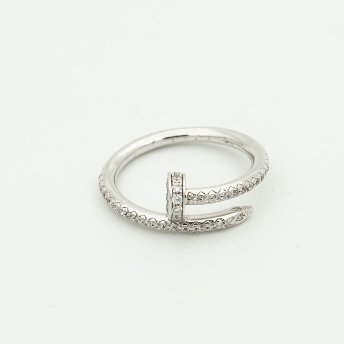 ??MIRA?¡¥JUSTE RING 1.8MM SILVER DIAMONDS
