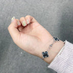 [MIRA]New  CLOVER 5 MOTIF PULSAR STONE BRACELET COLLECTION