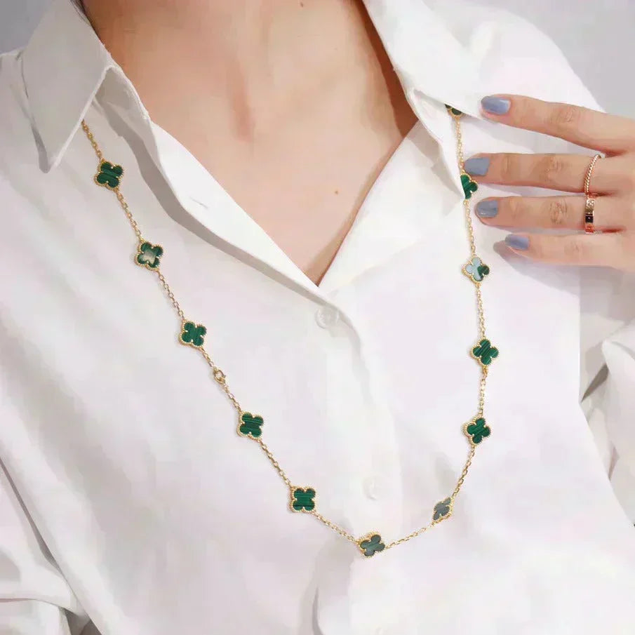 ??MIRA?¡¥CLOVER 20 MOTIFS MALACHITE GOLD