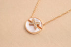 ??MIRA?¡¥JEUX DE ROSE GOLD DIAMOND NECKLACE