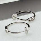 [MIRA] CREOLES MOVE UNO PM DIAMOND EARRINGS