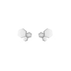 ??MIRA?¡¥BEE LOVE SILVER DIAMOND EARRINGS