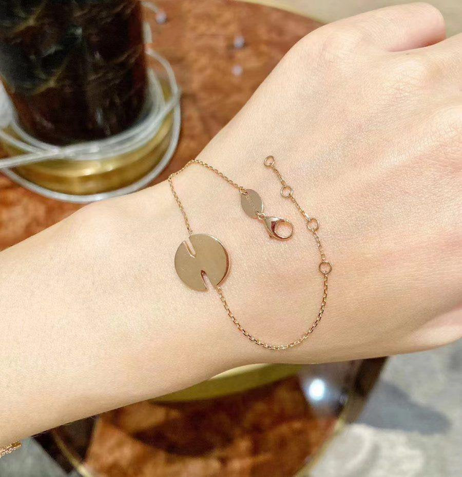 ??MIRA?¡¥JEUX DE BRACELET MOP PINK GOLD DIAMONDS