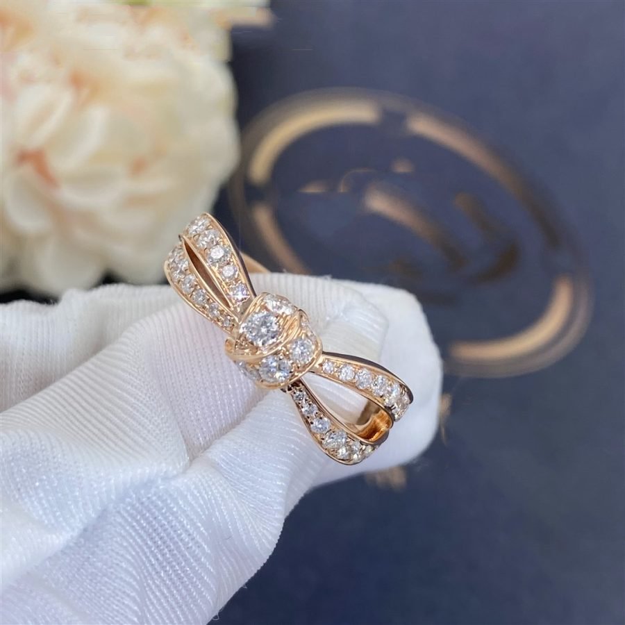 ??MIRA?¡¥LIENS PINK GOLD DIAMOND RING