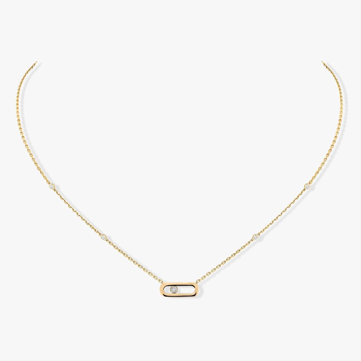 [MIRA] MOVE UNO DIAMOND NECKLACE