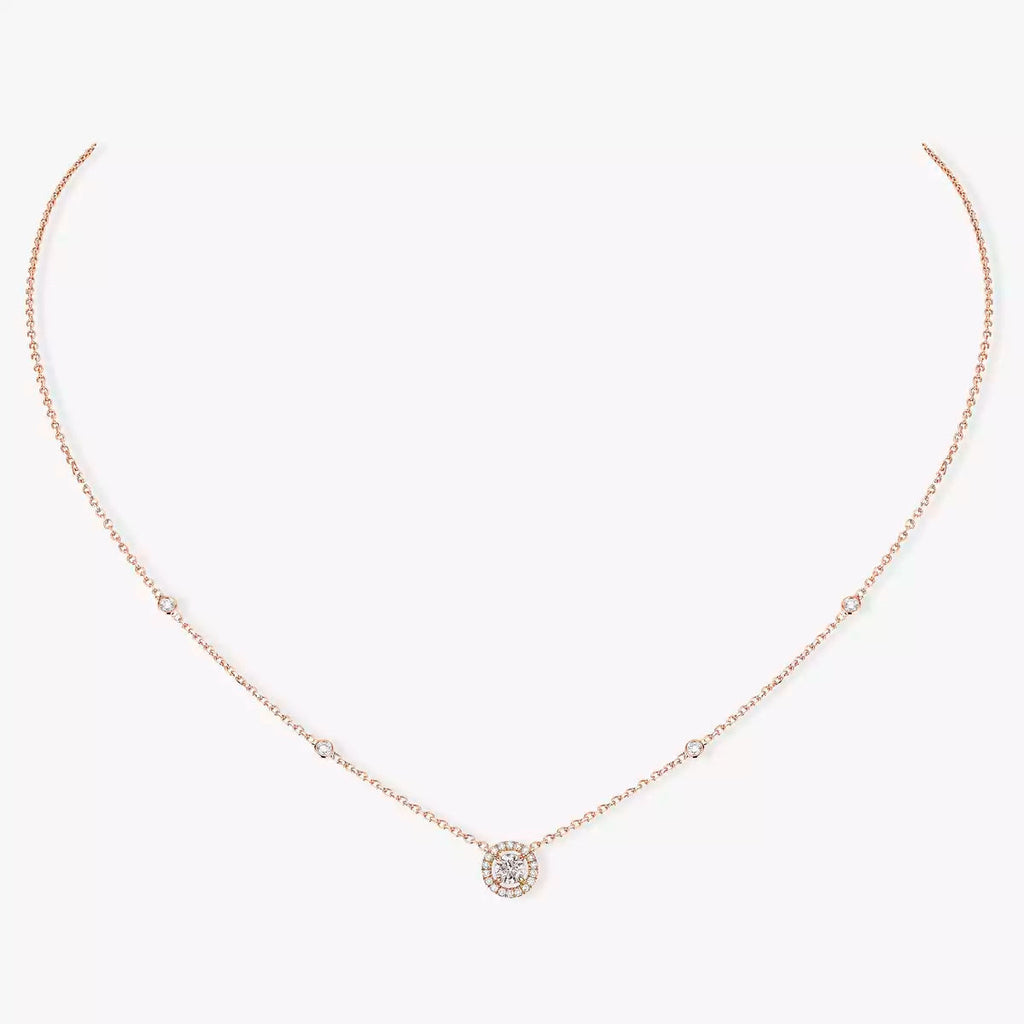 [MIRA] Diamond Necklace 0,20ct Brilliant Shape Joy