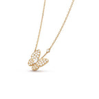 ??MIRA?¡¥BUTTERFLY DIAMOND NECKLACE