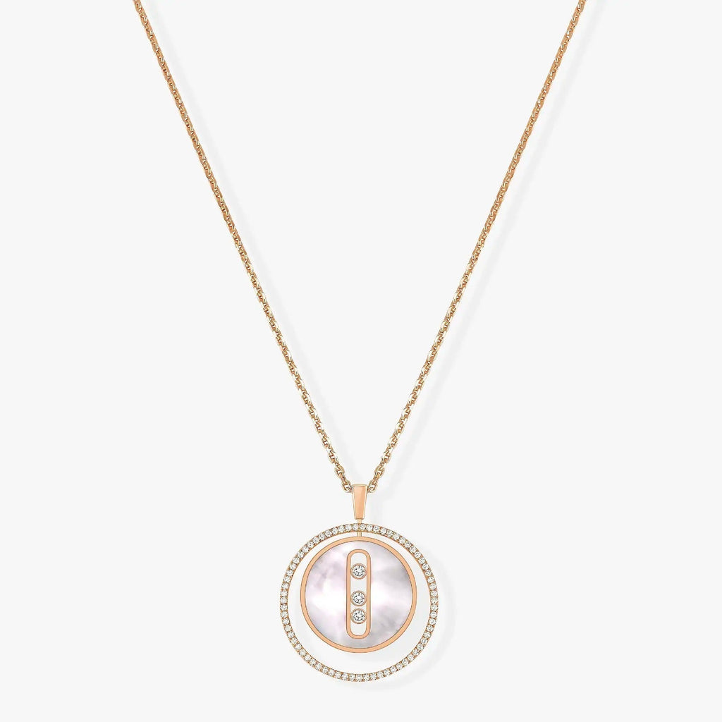 [MIRA]  MOVE MM NACRE BLANCHE DIAMOND NECKLACE