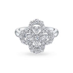 ??MIRA?¡¥LOOP RING FULL MOTIF DIAMOND 16MM SILVE