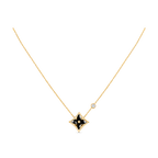 ??MIRA?¡¥STAR BLACK MOP NECKLACE