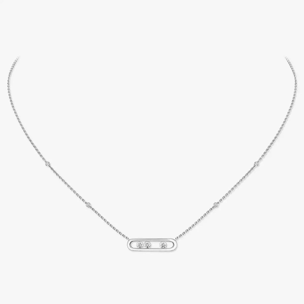 [MIRA]  Baby Move Gold Diamond Necklace