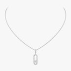 [MIRA] Move Uno Diamond Necklace in Rose Gold
