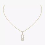 [MIRA] Move Uno Diamond Necklace in Rose Gold