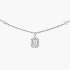 [MIRA] My Twin Diamond Necklace in Silver
