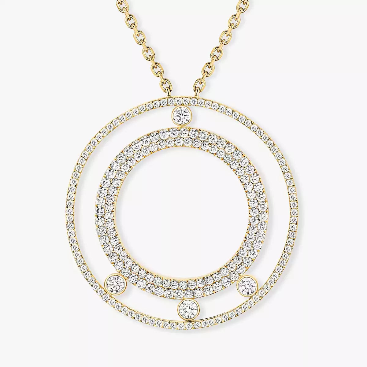 [MIRA] Move Romane Long Pave_-Set Diamond Necklace