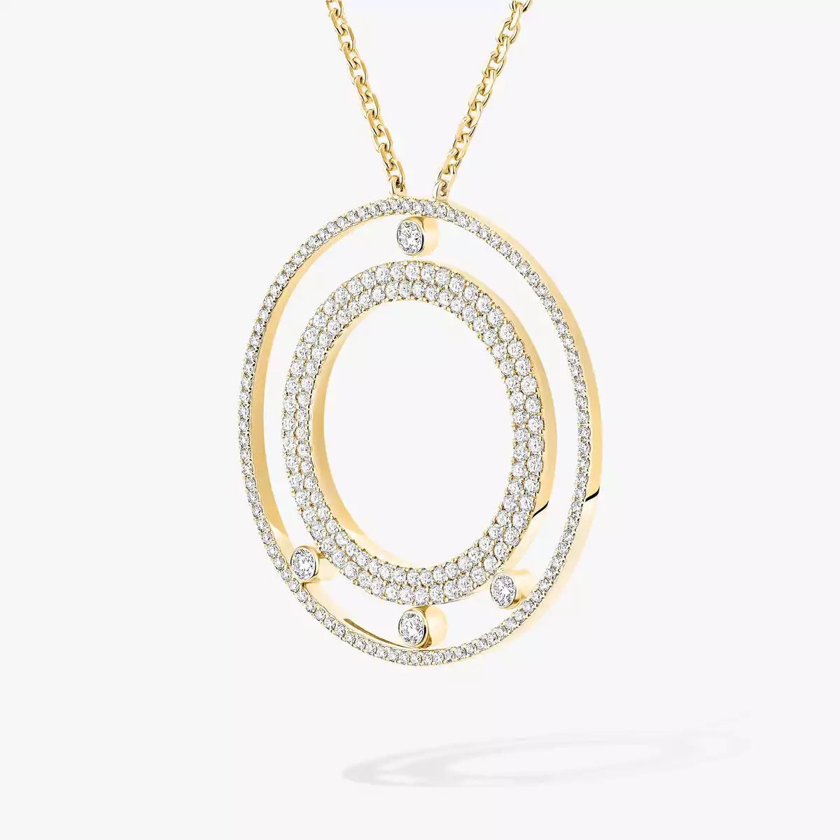 [MIRA] Move Romane Long Pave_-Set Diamond Necklace