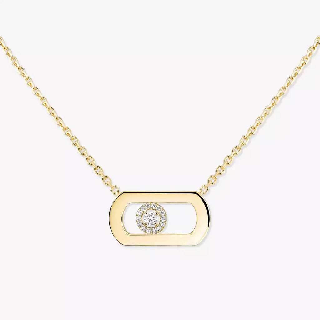 [MIRA] So Move Diamond Necklace in Gold