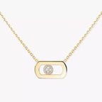 [MIRA] So Move Diamond Necklace in Gold